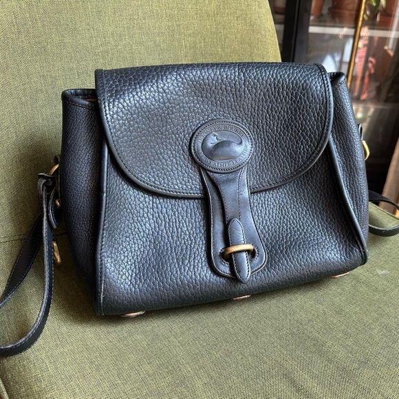 Dooney & Bourke Handbags - Dooney & Bourke All Weather Leather Vintage Crossbody Black